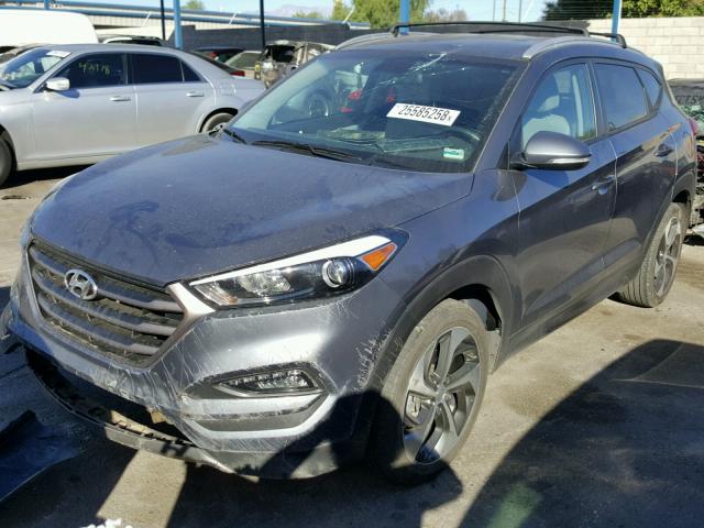 KM8J33A28GU194580 - 2016 HYUNDAI TUCSON LIM BLUE photo 2