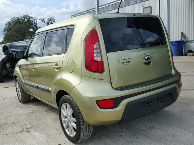 KNDJT2A62D7553255 - 2013 KIA SOUL + GREEN photo 3