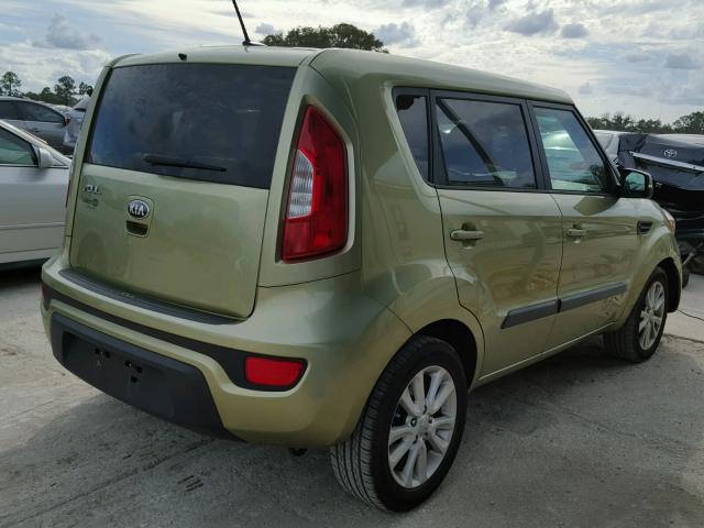 KNDJT2A62D7553255 - 2013 KIA SOUL + GREEN photo 4