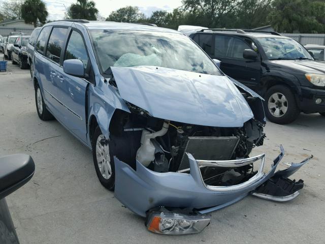 2C4RC1BG1DR646612 - 2013 CHRYSLER TOWN & COU BLUE photo 1