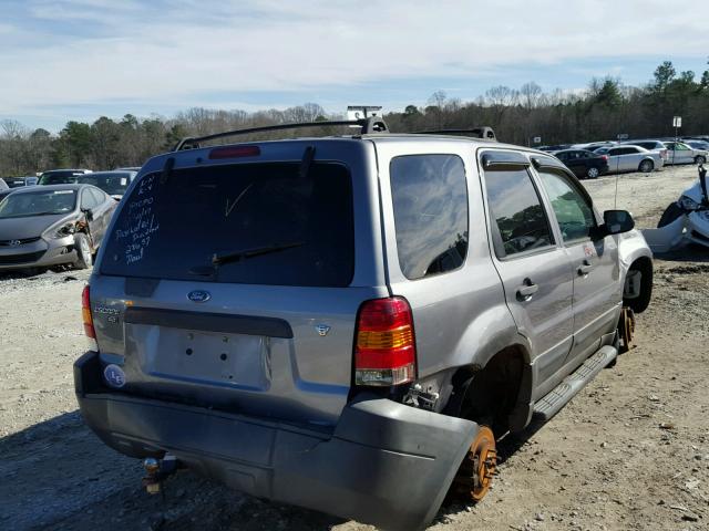 1FMYU93167KA03639 - 2007 FORD ESCAPE XLT GRAY photo 4