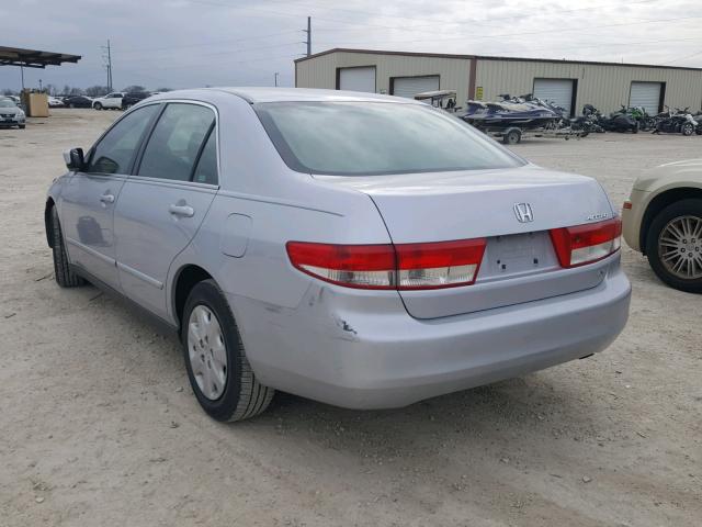 1HGCM56343A093508 - 2003 HONDA ACCORD LX GRAY photo 3