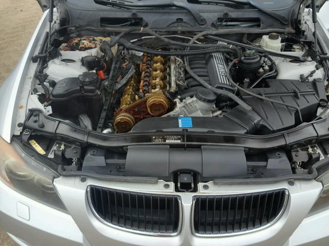 WBAVC93568K039391 - 2008 BMW 328 XI SILVER photo 7