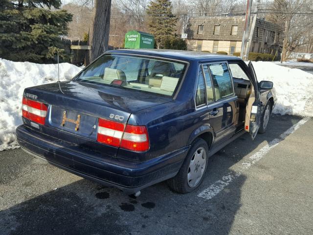 YV1KS9604W1131802 - 1998 VOLVO S90 BLUE photo 4