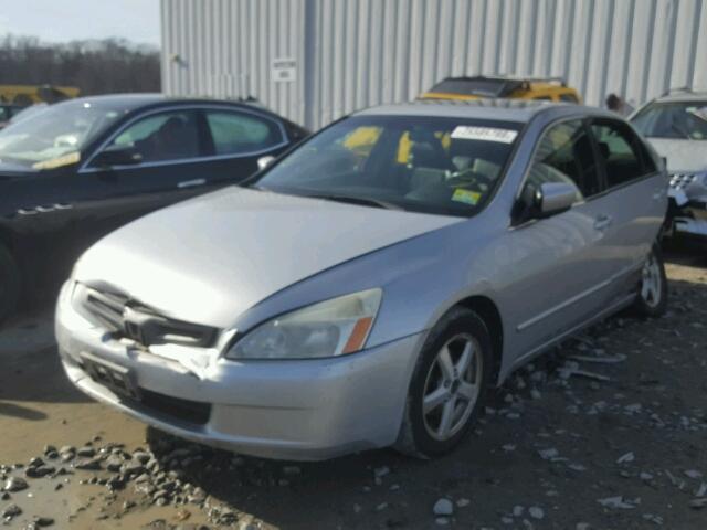 1HGCM56683A053474 - 2003 HONDA ACCORD EX SILVER photo 2