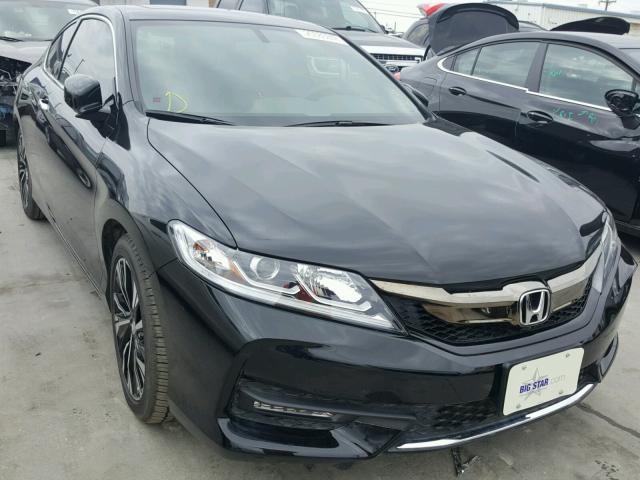 1HGCT2A84HA005374 - 2017 HONDA ACCORD EXL BLACK photo 1