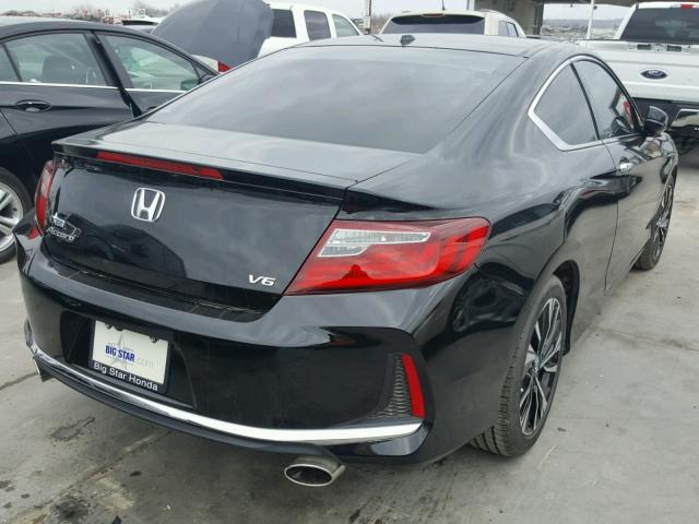 1HGCT2A84HA005374 - 2017 HONDA ACCORD EXL BLACK photo 4