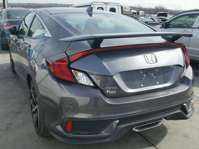 2HGFC3A59HH751507 - 2017 HONDA CIVIC SI GRAY photo 3