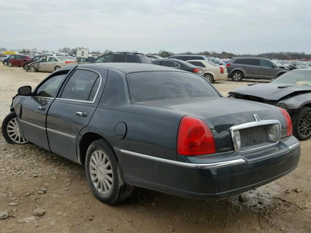 1LNHM81W13Y604120 - 2003 LINCOLN TOWN CAR E GREEN photo 3