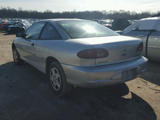 1G1JC1241Y7290519 - 2000 CHEVROLET CAVALIER SILVER photo 3