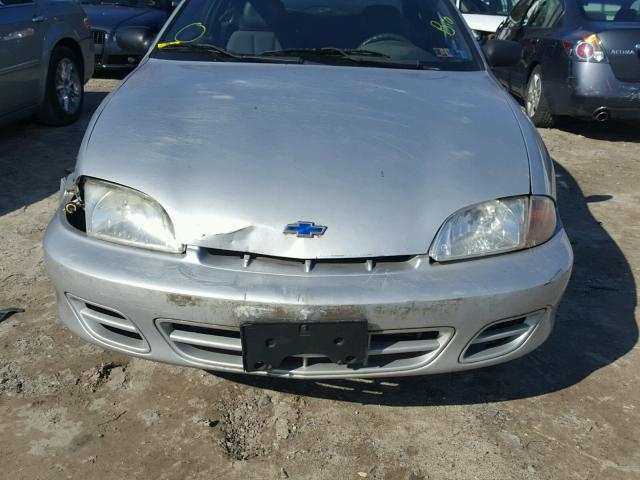 1G1JC1241Y7290519 - 2000 CHEVROLET CAVALIER SILVER photo 7