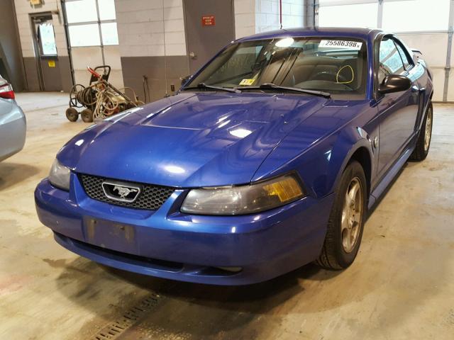 1FAFP40694F213250 - 2004 FORD MUSTANG BLUE photo 2