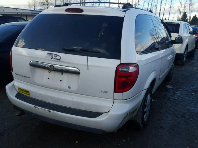 2A4GP44R76R705784 - 2006 CHRYSLER TOWN & COU WHITE photo 4