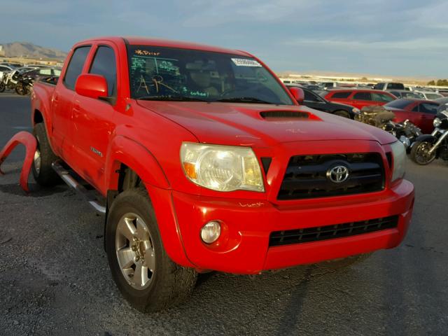 5TEJU62N68Z499421 - 2008 TOYOTA TACOMA DOU RED photo 1