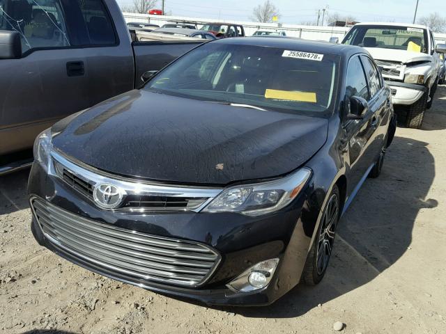 4T1BK1EB7FU137100 - 2015 TOYOTA AVALON XLE BLACK photo 2