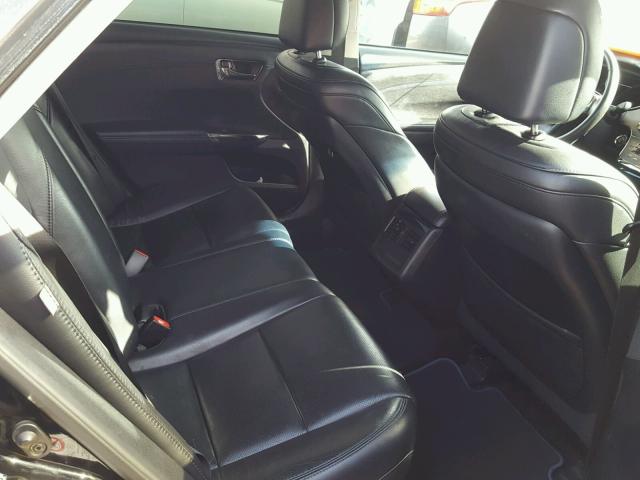 4T1BK1EB7FU137100 - 2015 TOYOTA AVALON XLE BLACK photo 6