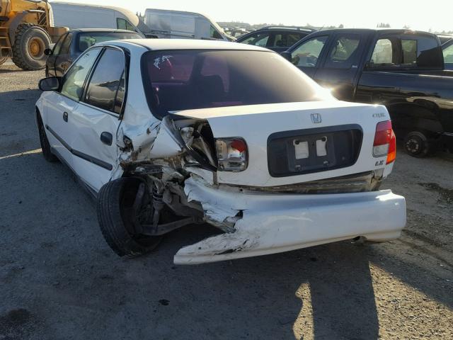 1HGEJ6678VL033751 - 1997 HONDA CIVIC LX WHITE photo 3