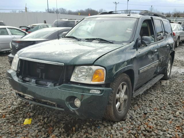 1GKET16S546194365 - 2004 GMC ENVOY XL GREEN photo 2