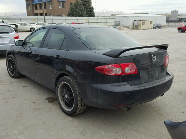 1YVFP80C035M05985 - 2003 MAZDA 6 I BLACK photo 3