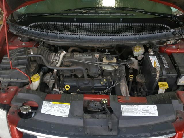 2A8GP54L06R755765 - 2006 CHRYSLER TOWN & COU MAROON photo 7