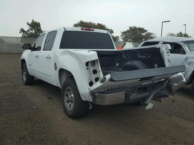 2GTEC13C771576594 - 2007 GMC NEW SIERRA WHITE photo 3