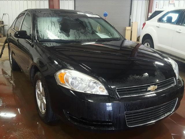 2G1WT58K779112971 - 2007 CHEVROLET IMPALA LT BLACK photo 1