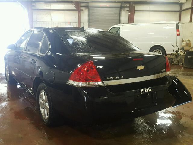 2G1WT58K779112971 - 2007 CHEVROLET IMPALA LT BLACK photo 3