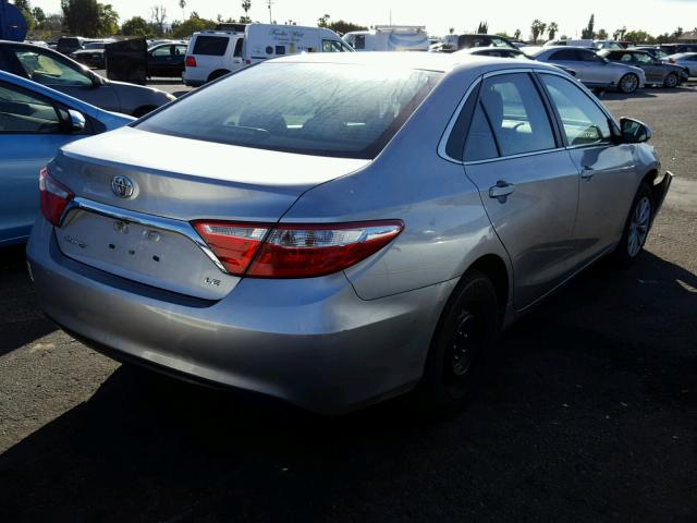 4T4BF1FK7GR553593 - 2016 TOYOTA CAMRY LE SILVER photo 4