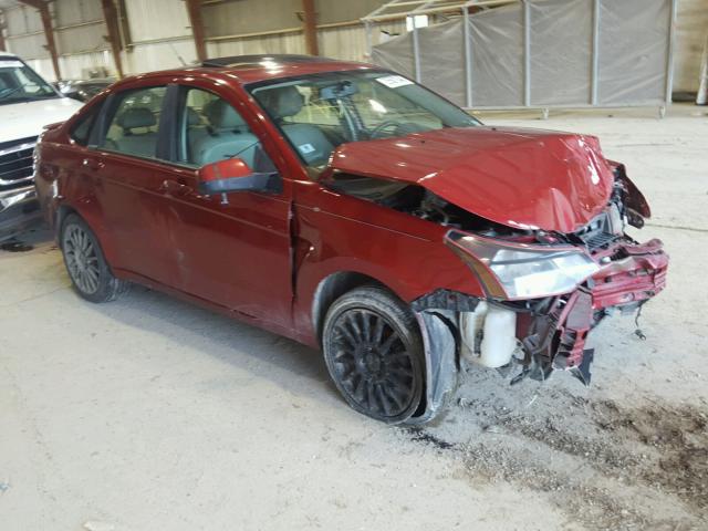 1FAHP3GNXBW108309 - 2011 FORD FOCUS SES RED photo 1