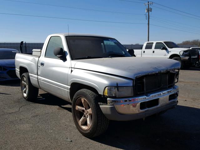 1B7HC16X01S135621 - 2001 DODGE RAM 1500 SILVER photo 1