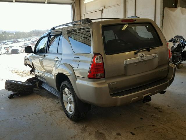 JTEBU14R578081385 - 2007 TOYOTA 4RUNNER SR TAN photo 3