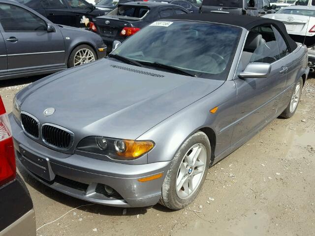 WBABW33484PL33578 - 2004 BMW 325 CI GRAY photo 2