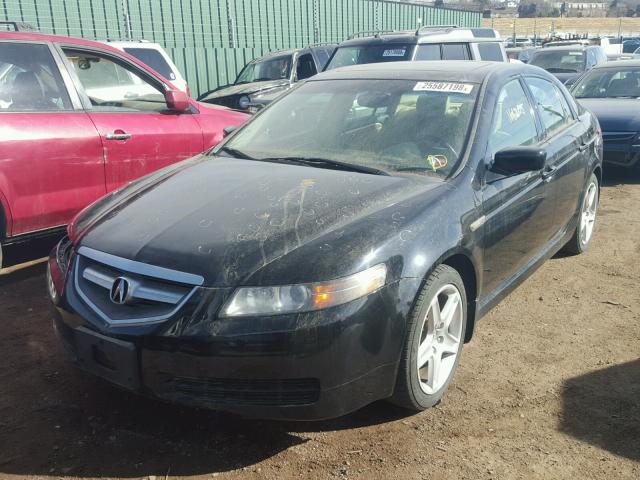 19UUA66224A049258 - 2004 ACURA TL BLACK photo 2