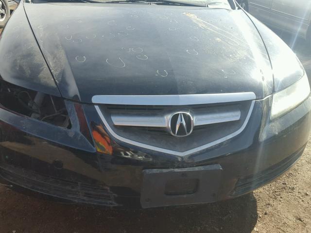 19UUA66224A049258 - 2004 ACURA TL BLACK photo 9