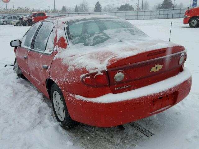 1G1JC52FX57116520 - 2005 CHEVROLET CAVALIER RED photo 3