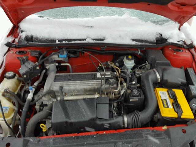 1G1JC52FX57116520 - 2005 CHEVROLET CAVALIER RED photo 7