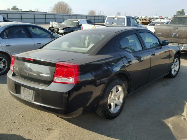 2B3KA43D89H576814 - 2009 DODGE CHARGER BLACK photo 4