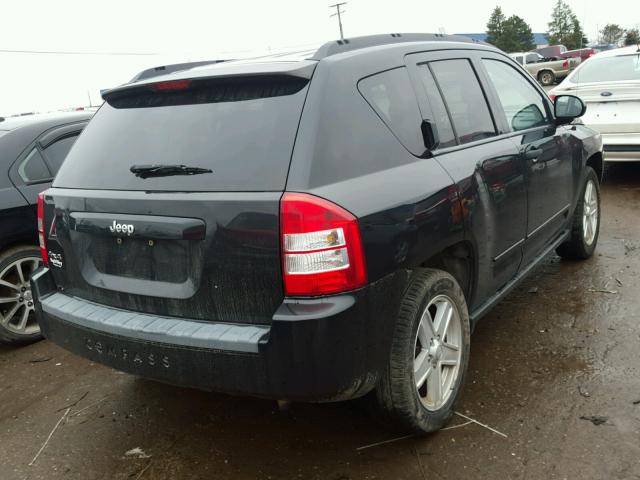 1J8FF47W38D784973 - 2008 JEEP COMPASS SP BLACK photo 4