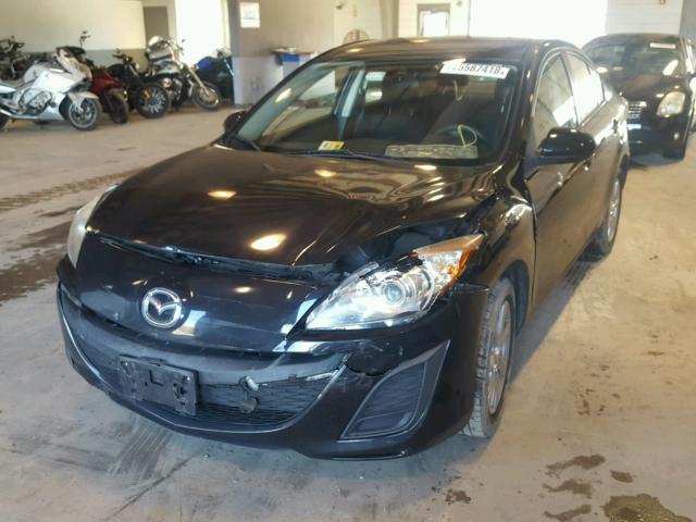 JM1BL1VF8B1371617 - 2011 MAZDA 3 I BLACK photo 2