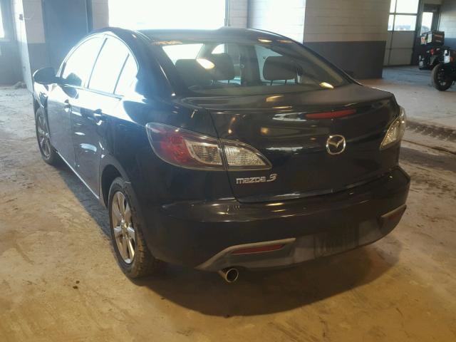 JM1BL1VF8B1371617 - 2011 MAZDA 3 I BLACK photo 3