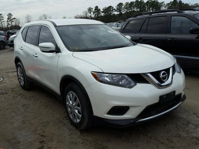 5N1AT2MT4FC783760 - 2015 NISSAN ROGUE S WHITE photo 1