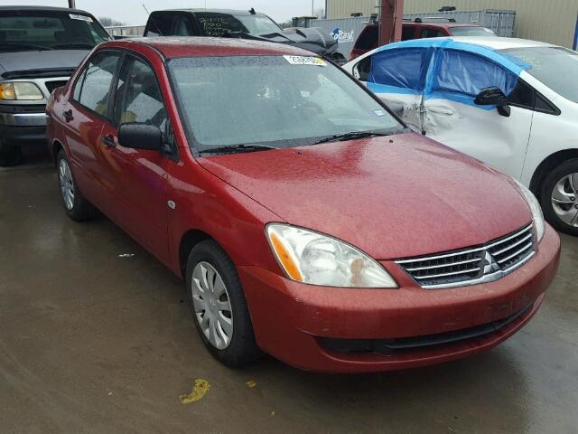 JA3AJ26E16U018362 - 2006 MITSUBISHI LANCER ES RED photo 1