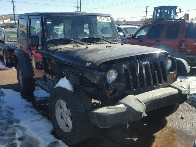 1J4FA24168L525879 - 2008 JEEP WRANGLER X BLACK photo 1