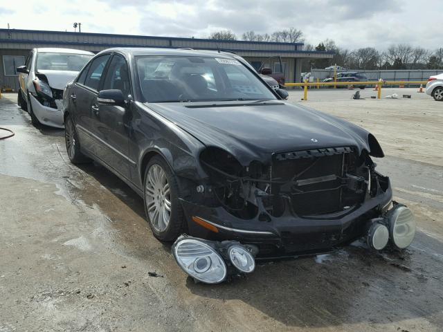 WDBUF56X67B066437 - 2007 MERCEDES-BENZ E 350 BLACK photo 1