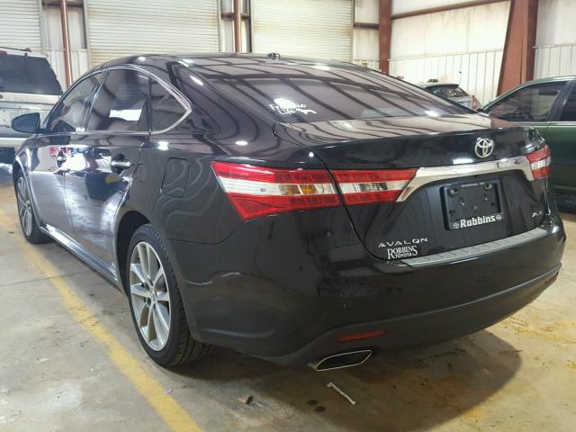 4T1BK1EB7EU119291 - 2014 TOYOTA AVALON BAS BLACK photo 3