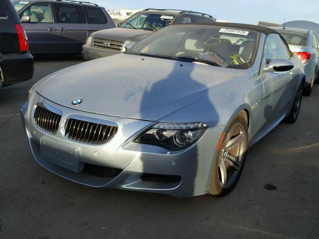 WBSEK935X8CY79151 - 2008 BMW M6 SILVER photo 2