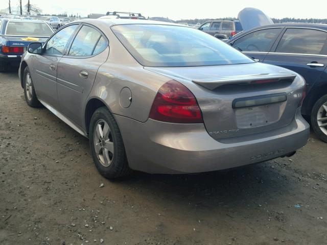 2G2WP552X61253437 - 2006 PONTIAC GRAND PRIX BEIGE photo 3