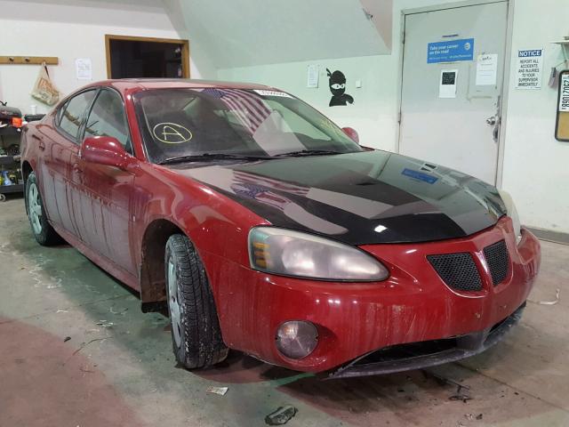 2G2WP552581121074 - 2008 PONTIAC GRAND PRIX RED photo 1