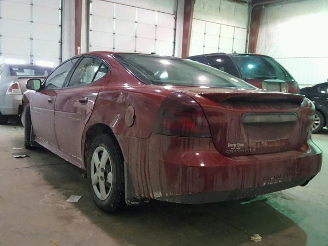 2G2WP552581121074 - 2008 PONTIAC GRAND PRIX 红色 照片 3
