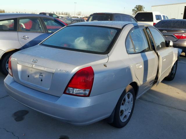 KMHDN45D33U678644 - 2003 HYUNDAI ELANTRA GL WHITE photo 4